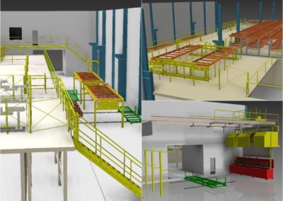 Konstrukce a sestavení technologického souboru manipulace a máčení armovacích sítí. (Koncový uživatel - Xella CZ s.r.o. - realizace 2008)